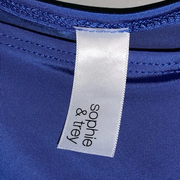 sophie and trey blue mini dress - Picture 2 of 2